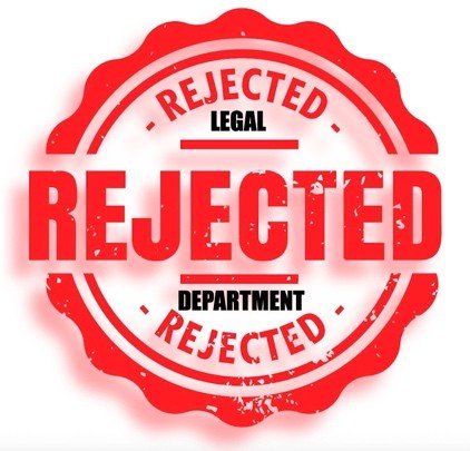 A red stamp with white text